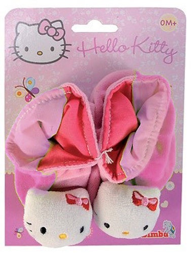Hello Kitty Игрушка-погремушка Тапочки цвет розовый