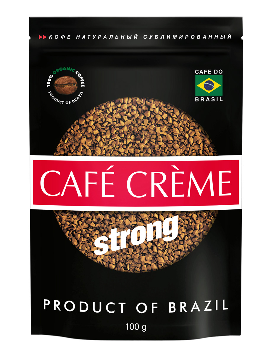 Cafe Creme кофе растворимый, 100 г4607141335365 Cafe Creme кофе растворимый, 100 г4607141335365Cafe Creme - растворимый кофе высшего качества. Добавив в этот напиток две чайные ложечки меда и лимонный сок по вкусу, можно приготовить легендарный напиток здоровья и долголетия, укрепляющий иммунитет. Именно его употребляют в течение дня жители Эспирито-Санто, горной местности на юго-востоке Бразилии, где произрастает один из лучших сортов бразильской арабики. Уважаемые клиенты! Обращаем ваше внимание на то, что упаковка может иметь несколько видов дизайна. Поставка осуществляется в зависимости от наличия на складе.