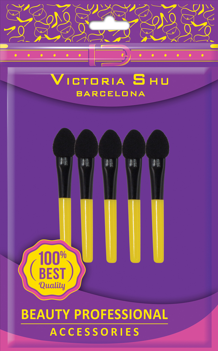 Victoria Shu Набор аппликаторов для нанесения теней (5шт) B205, 9 г1055V15645 Victoria Shu Набор аппликаторов для нанесения теней (5шт) B205, 9 г1055V15645Аппликатор для теней обязательный инструмент для идеального результата при нанесении и растушевки теней для век сухим и влажным способом. Заостренная форма аппликатора подходит для подводки века.