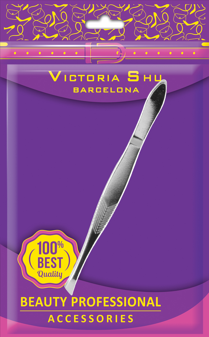 Victoria Shu Пинцет для бровей M401, 14 г1061V11 Victoria Shu Пинцет для бровей M401, 14 г1061V11Профессиональный прямой пинцет из нержавеющей стали с лазерным покрытием для удаления волосков. Благодаря скошенным кончикам пинцет максимально плотно захватывает и удаляет самые тонкие и короткие волоски.