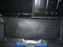 Коврик в багажник "L.Locker", для Peugeot 107 hb (05-)