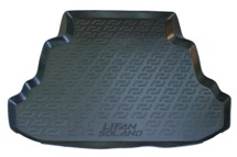 Коврик в багажник Lifan Solano 620 (08-) полиуретан0131020101 Коврик в багажник Lifan Solano 620 (08-) полиуретан0131020101Коврики производятся индивидуально для каждой модели автомобиля из современного и экологически чистого материала, точно повторяют геометрию пола автомобиля, имеют высокий борт от 4 см до 6 см., обладают повышенной износоустойчивостью, антискользящими свойствами, лишены резкого запаха, сохраняют свои потребительские свойства в широком диапазоне температур (-50 +80 С).