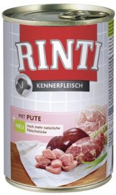 Консервы для собак Rinti, с индейкой, 400 г91055 Консервы для собак Rinti, с индейкой, 400 г91055Консервированный корм для собак Rinti производится из различных сортов мяса по специальной щадящей технологии для сохранения витаминов. В этом рационе нет ничего кроме мяса, малого количества растительных добавок (в пределах 1%), витаминов и минералов. Консервы Rinti отлично подходят для собак средних и крупных пород. Консервированный корм не содержит мясной или костной муки, сои, красителей, консервантов и ароматизаторов - только мясо, порубленное кусочками. Не вызывает аллергии (даже курица) и уменьшает нагрузку на желудочно-кишечный тракт. Ингредиенты: мясо и продукты его переработки ( в том числе индейки 30%), овощные субпродукты 0,2%, льняное масло, минералы. Состав: белки 10%, жиры 8%, клетчатка 0,6%, зола 2,5%, влага 73%, кальций 0,3%, фосфор 0,25% Добавки: витамин D3 200 ед. витамин Е 20мг/кг, оксид цинка 13мг/кг. Товар сертифицирован.