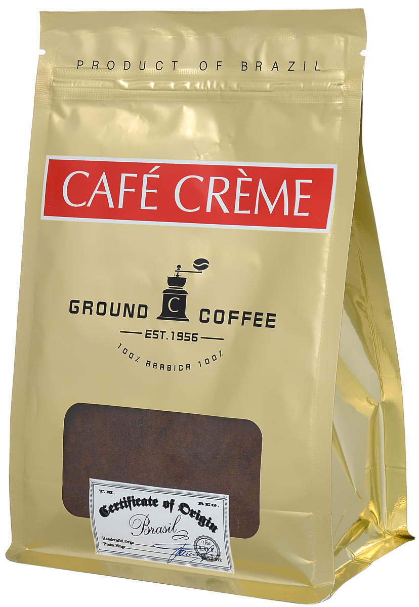 Cafe Creme Brazil кофе молотый, 250 г4607141338151 Cafe Creme Brazil кофе молотый, 250 г4607141338151Cafe Creme Brazil обладает оттенками вкуса, идеальными для приготовления классического бразильского эспрессо. Напиток отличает мягкий и насыщенный вкус с легкой горчинкой.