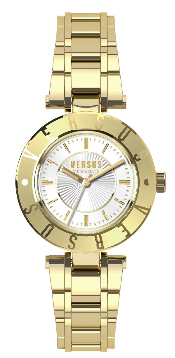 Часы женские наручные Versus Versace, цвет: белый, золотой. SP8200015SP8200015 Часы женские наручные Versus Versace, цвет: белый, золотой. SP8200015SP8200015Оригинальные женские часы Versus Versace выполнены из нержавеющей стали и минерального стекла. Изделие дополнено символикой бренда. Корпус часов выполнен из нержавеющей стали, дополнен минеральным стеклом и имеет степень влагозащиты равную 3 atm. Браслет оснащен практичной раскладной застежкой, которая позволит моментально снимать и надевать часы без лишних усилий. Часы поставляются в фирменной упаковке. Часы Versus Versace подчеркнут изящность женской руки и отменное чувство стиля у их обладательницы.