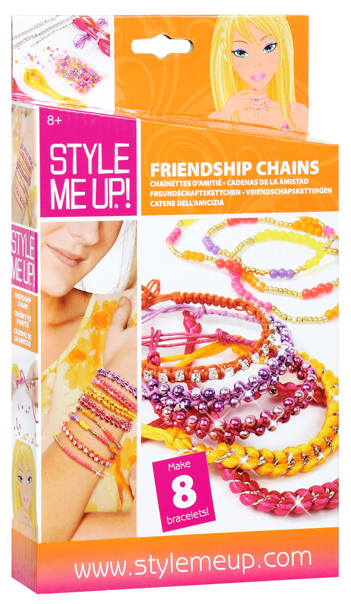 Набор для создания украшений Style Me Up. 562562 Набор для создания украшений Style Me Up. 562562Набор для создания украшений Style Me Up, несомненно, привлечет внимание вашей малышки, ведь с его помощью она сможет создать модные браслеты. Набор состоит из бусин, цветные шнурочки, стразы и дополнительных аксессуаров. Украшения, созданные своими руками, привлекут внимание окружающих и могут стать отличным подарком друзьям и близким.