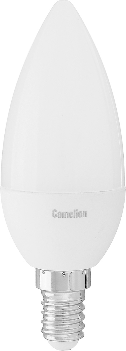 Лампа светодиодная Camelion, теплый свет, цоколь Е14, 5W5-C35/830/E14 Лампа светодиодная Camelion, теплый свет, цоколь Е14, 5W5-C35/830/E14Энергосберегающая лампа Camelion - это инновационное решение, разработанное на основе новейших светодиодных технологий (LED) для эффективной замены любых видов галогенных или обыкновенных ламп накаливания во всех типах осветительных приборов. Она хорошо подойдет для освещения квартир, гостиниц и ресторанов. Лампа не содержит ртути и других вредных веществ, экологически безопасна и не требует утилизации, не выделяет при работе ультрафиолетовое и инфракрасное излучение. Напряжение: 220-240 В / 50 Гц. Индекс цветопередачи (Ra): 77+. Угол светового пучка: 220°. Использовать при температуре: от -30° до +40°.