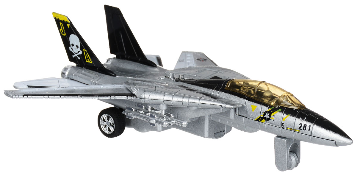 Big Motors Игрушка инерционная Самолет-истребитель Air Hero22990-81031JL81031_серый Big Motors Игрушка инерционная Самолет-истребитель Air Hero22990-81031JL81031_серыйИгрушка инерционная Big motors Самолет-истребитель Air Hero станет отличным подарком для мальчика! Модель выполнена из металла и пластика с проработкой мелких деталей. На корпусе самолета есть 2 кнопки, одна из которых включает звук реактивного двигателя, а вторая - звук стрельбы. При активации кнопок загораются огоньки на корпусе игрушки. Для работы игрушки необходимы 2 батарейки типа LR44(товар комплектуется демонстрационными).