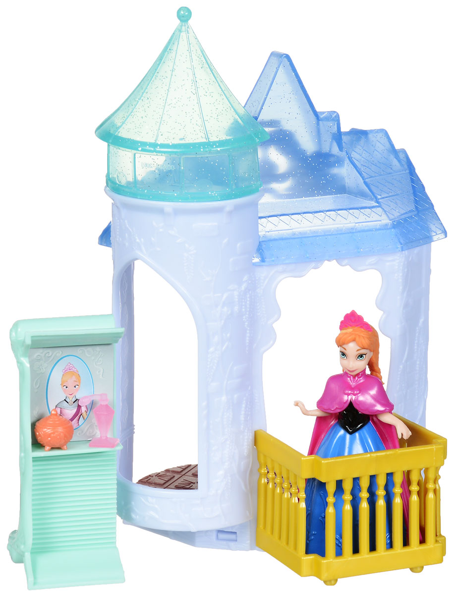 Disney Frozen Игровой набор Дворец АнныCJV52(BDK34/CCX95)_Анна Disney Frozen Игровой набор Дворец АнныCJV52(BDK34/CCX95)_АннаИгровой набор Disney Frozen Дворец Анны станет отличным подарком для девочки. Дворец создан в классическом стиле и так похож на традиционные жилища принцесс из волшебных сказок. У дворца есть ледяная крыша, балкон, на который Анна может выходить, кухонная утварь, удобный диван, который может трансформироваться в шкаф с зеркалом. Наряд Анны легко одевается и снимается благодаря технологии MagicClip. В комплект также входит фигурка принцессы Анны. Набор совместим с другими наборами Disney Frozen. Ваша малышка будет часами играть с этим замечательным набором, воспроизводя сцены из мультфильма и придумывая новые!