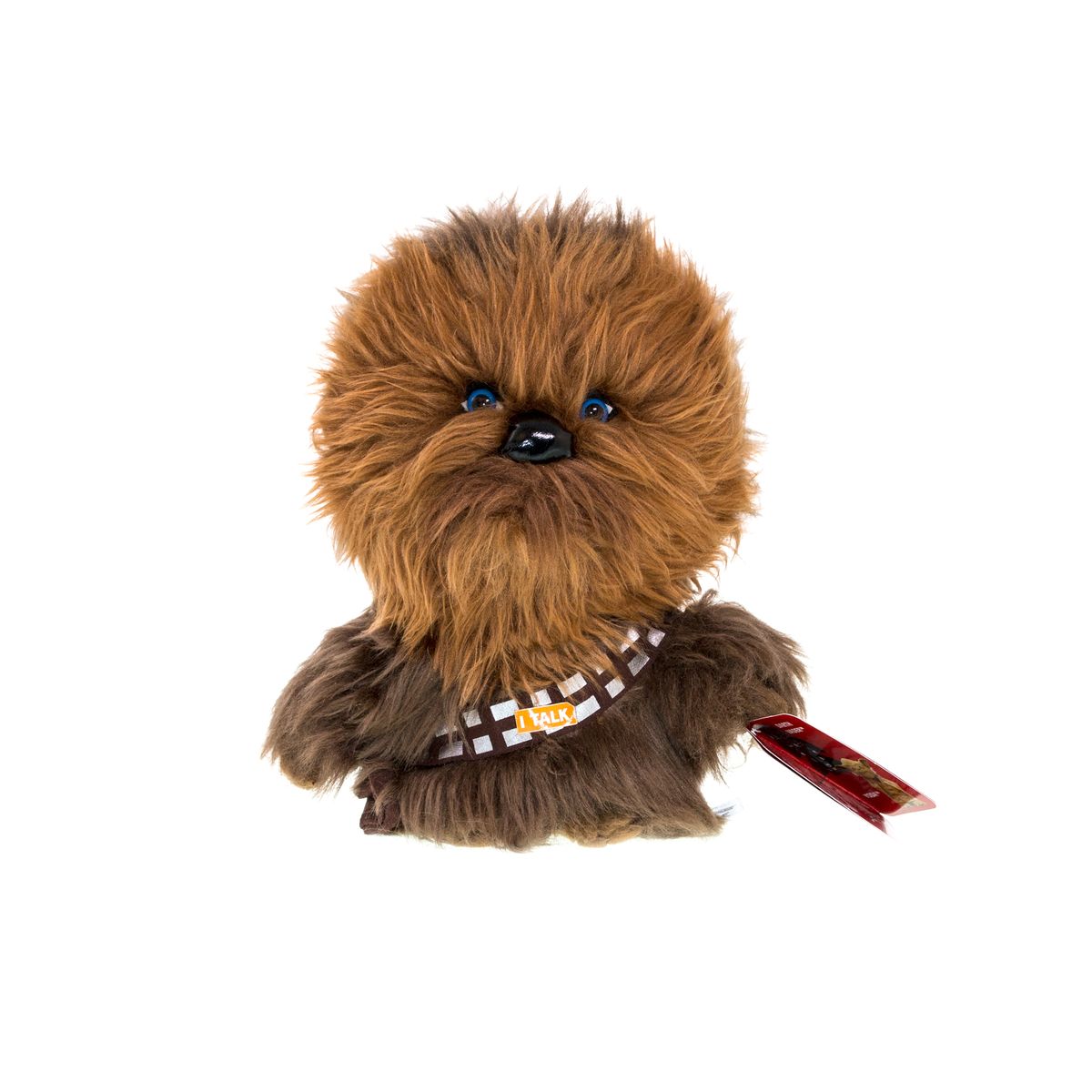 Star Wars Мягкая озвученная игрушка Чубакка 20 смSW02366 Star Wars Мягкая озвученная игрушка Чубакка 20 смSW02366Мягкая озвученная игрушка Star Wars Чубакка порадует любого поклонника знаменитой саги Звездные войны. Игрушка выполнена из высококачественного текстильного материала в виде Чубакки. При нажатии на животик игрушки, она произнесет характерные для персонажа звуки рычания. Чубакка - представитель племени вуки, механик на космическом корабле Хана Соло. Он не способен внятно говорить на человеческом языке и изъясняется хриплым ревом на языке вуки. Оригинальная мягкая игрушка непременно поднимет настроение своему обладателю и станет замечательным подарком любому ребенку или взрослому, увлеченному вселенной Звездных войн. Рекомендуется докупить 3 батарейки типа AG13.