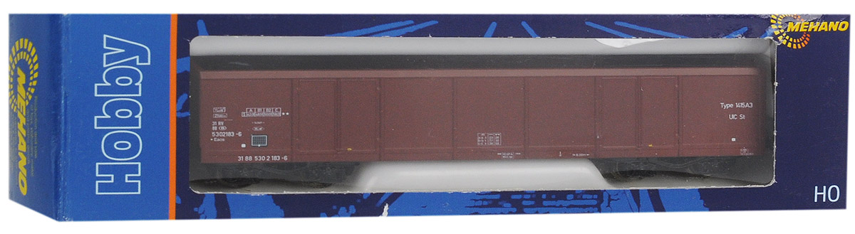 Mehano Грузовой вагон EAOS-106T630 Mehano Грузовой вагон EAOS-106T630Грузовой вагон Mehano EAOS-106 530 2 183-6-DC выполнен на высочайшем уровне с мелкими деталями и в точной раскраске железной дороги определенного периода времени. Корпус модели вагона для перевозки грузов выполнен из пластика, колеса выполнены из металла. Модель высоко детализирована и окрашена в соответствии со своим реальным прототипом. Вагон имеет два пластиковых крепления, благодаря которым вы сможете соединить вагончики в железнодорожный состав. Коллекционная модель станет не только интересной игрушкой для ребенка, интересующегося поездами, но и займет достойное место в любой коллекции. Модель совместима с железными дорогами и поездами Mehano. Оставаясь одной из наиболее желанных игрушек для большинства мальчишек и даже взрослых коллекционеров, железная дорога Mehano неподвластна влиянию моды и времени. Для сторонников технологических новинок создаются модели современных скоростных составов, а ценители истории могут выбрать подходящий комплект, в точности...