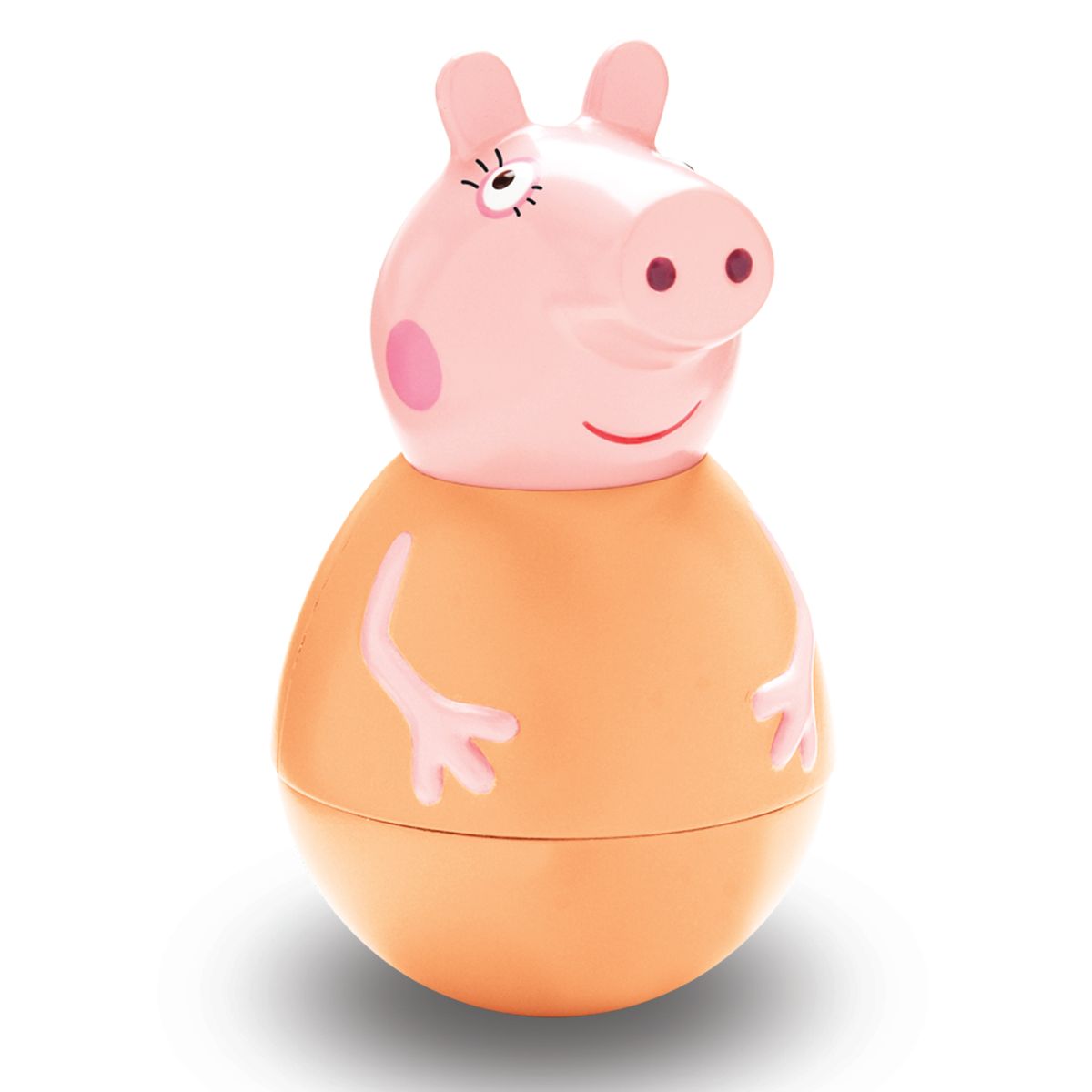 Peppa Pig Неваляшка Мама Пеппы28797 Peppa Pig Неваляшка Мама Пеппы28797Неваляшка Peppa Pig Мама Пеппы, созданная по мотивам мультсериала Peppa Pig привлечет внимание вашего малыша и станет для него любимой игрушкой. Качайте ее в разные стороны, а она никогда не упадет. Веселая игра с ней развивает у детей координацию движений, тренирует цветовосприятие и мышление. Соберите коллекцию неваляшек в виде любимых героев мультфильма «Свинка Пеппа» и устраивайте веселые игры с малютками!