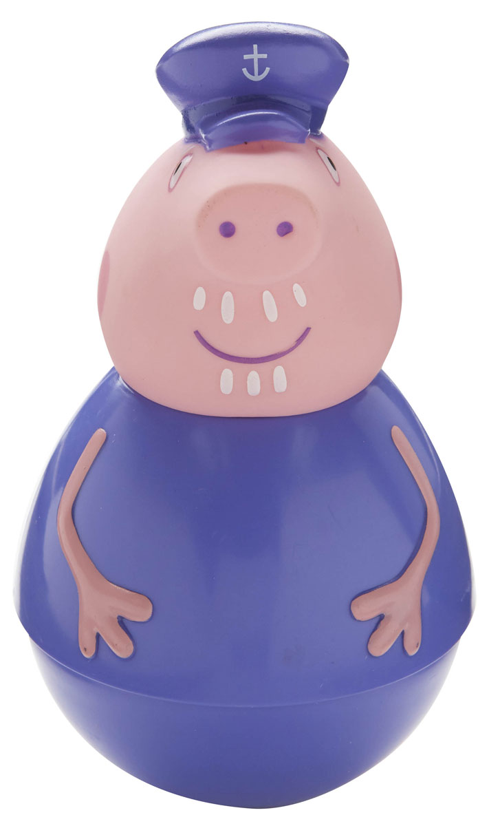 Peppa Pig Фигурка неваляшка Дедушка Пеппы28800 Peppa Pig Фигурка неваляшка Дедушка Пеппы28800В наборе «Дедушка Пеппы» ТМ «Свинка Пеппа»: фигурка-неваляшка дедушки размером 14,3 х 8,2 см с выпуклыми ручками. Игрушка выполнена из пластика и пластизоля. Товар сертифицирован и безопасен для детского использования. Упаковка – коробка с блистером размером 23,5 х 19 х 9 см.