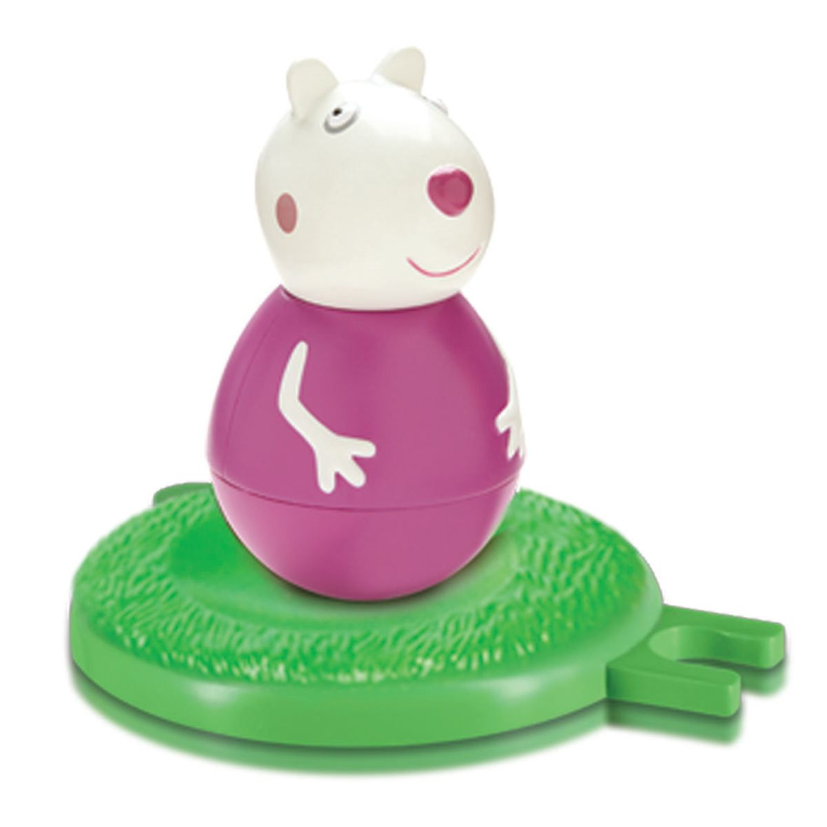 Peppa Pig Неваляшка Овечка Сьюзи28806 Peppa Pig Неваляшка Овечка Сьюзи28806Неваляшка Peppa Pig Овечка Сьюзи, созданная по мотивам мультсериала Peppa Pig привлечет внимание вашего малыша и станет для него любимой игрушкой. Качайте ее в разные стороны, а она никогда не упадет. Веселая игра с ней развивает у детей координацию движений, тренирует цветовосприятие и мышление. В наборе вы найдете неваляшку Овечку Сьюзи и игровое поле, на котором неваляшка будет проделывать свои пируэты, игровое поле совместимо с полями других неваляшек Peppa Pig. Соберите коллекцию неваляшек в виде любимых героев мультфильма «Свинка Пеппа» и устраивайте веселые игры с малютками!