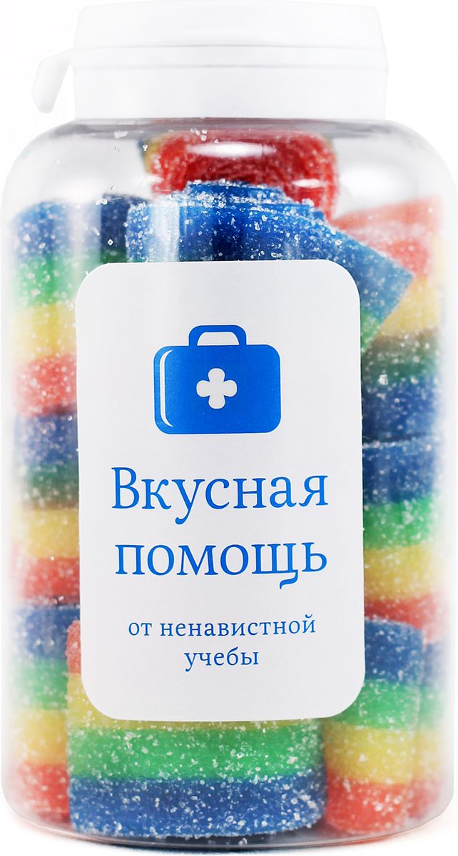 Конфеты Вкусная помощь От ненавистной учебы, 250 мл4640000272203 Конфеты Вкусная помощь От ненавистной учебы, 250 мл4640000272203Вкусная помощь От ненавистной учебы. Показания к применению: надоело учить ненужные предметы; когда выучил, не спрашивают; заставляют носить сменку и форму; перемены короткие; учителя зануды; бесят одноклассники; надоело вести дневник; оставаться после уроков; быть дежурным; есть в столовке. Во избежание неприятностей хранить в недоступном для учителей месте. Срок годности: 15 месяцев