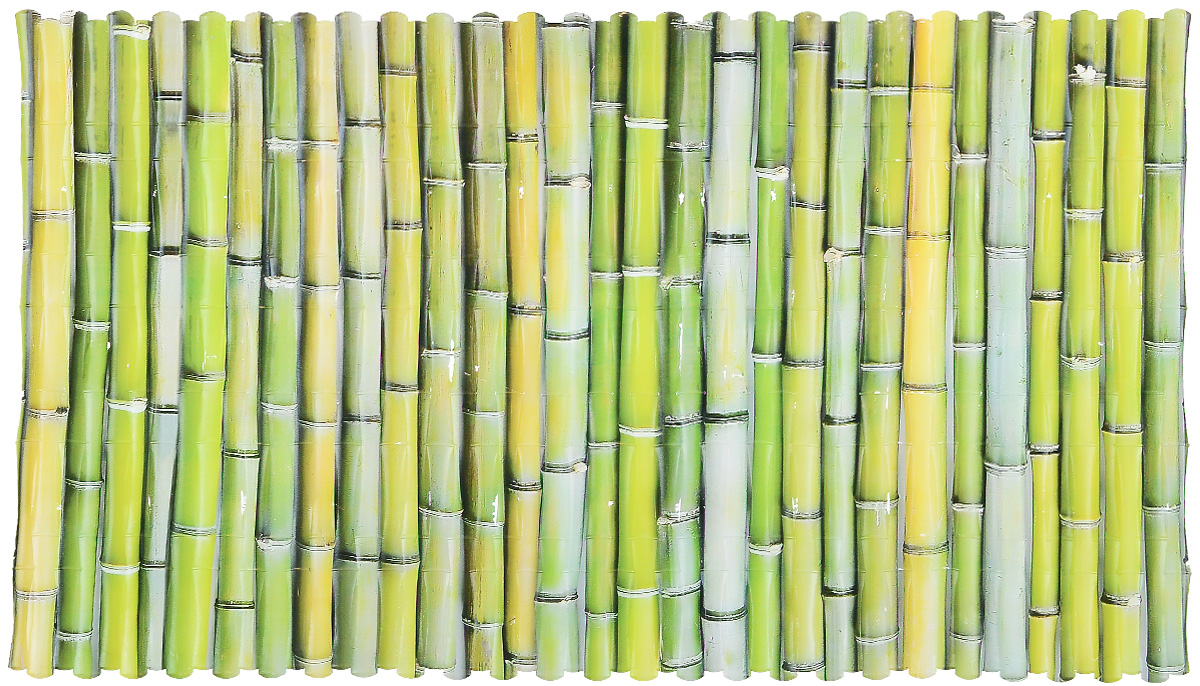 Коврик для ванны Valiant Bamboo, противоскользящий, 70 см х 40 смN7040P-B Коврик для ванны Valiant Bamboo, противоскользящий, 70 см х 40 смN7040P-BКоврик для ванны и душевой кабины Valiant Bamboo выполнен из высококачественного винила и оформлен ярким изображением тростника. Противоскользящий коврик для ванны - это хорошая защита детей и взрослых от неожиданных падений на гладкой мокрой поверхности. Коврик очень плотно крепится ко дну множеством присосок, расположенных по всей изнаночной стороне, таким образом, исключая скольжение. Принимая душ или ванную, постелите противоскользящий коврик. Это особенно актуально для семьи с маленькими детьми и пожилыми людьми.