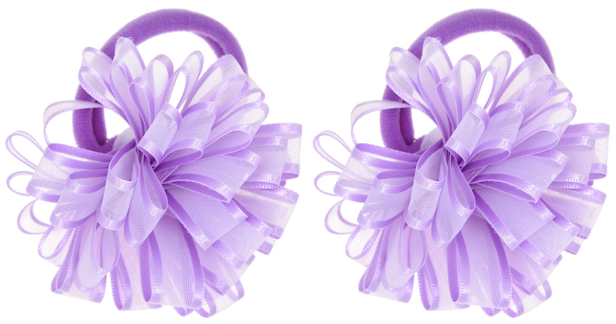 Babys Joy Резинка для волос цвет сиреневый 2 шт VT 55VT 55_сиреневый Babys Joy Резинка для волос цвет сиреневый 2 шт VT 55VT 55_сиреневыйРезинка для волос Babys Joy выполнена в виде цветка, сшитого из полупрозрачной ленты с атласными краями. Резинка позволит не только убрать непослушные волосы с лица, но и придать образу немного романтичности и очарования. Резинка для волос Babys Joy подчеркнет уникальность вашей маленькой модницы и станет прекрасным дополнением к ее неповторимому стилю.