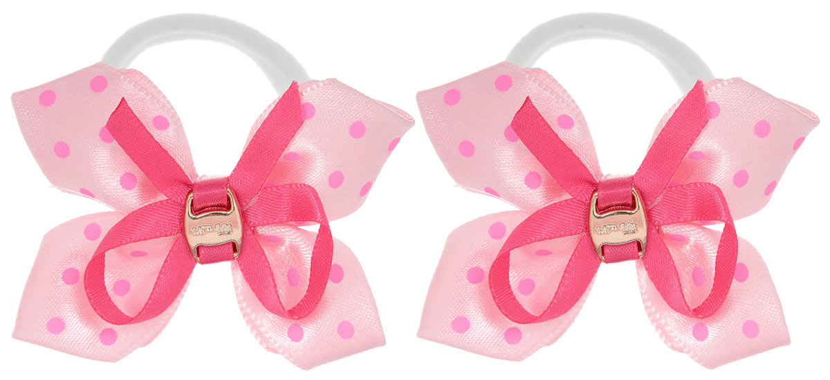 Babys Joy Резинка для волос цвет розовый малиновый 2 шт MN 39/2MN 39/2_малиновый/розовый Babys Joy Резинка для волос цвет розовый малиновый 2 шт MN 39/2MN 39/2_малиновый/розовыйРезинка для волос Babys Joy выполнена в виде бантика, сшитого из двух разных лент, однотонной и в горошек, украшенного в центре миниатюрной пряжкой золотистого цвета. Резинка позволит не только убрать непослушные волосы с лица, но и придать образу немного романтичности и очарования. Резинка для волос Babys Joy подчеркнет уникальность вашей маленькой модницы и станет прекрасным дополнением к ее неповторимому стилю.