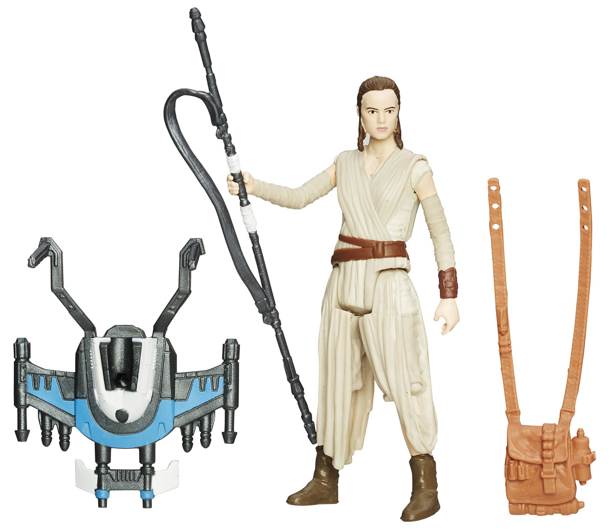 Star Wars Фигурка Rey Starkiller BaseB3963EU4_B3965 Star Wars Фигурка Rey Starkiller BaseB3963EU4_B3965Фигурка Rey создана в виде героя всеми любимой фантастической саги Звездные Войны Рей. Фигурка из пластика проработана до мельчайших деталей и является точной копией своего прототипа в уменьшенном размере. Конечности фигурки подвижны: поворачивается голова, сгибаются ноги и руки. Все это сделает игру реалистичной и разнообразной. Такая фигурка непременно понравится поклоннику Звездных войн и станет замечательным украшением любой коллекции. В наборе: фигурка и снаряжение.