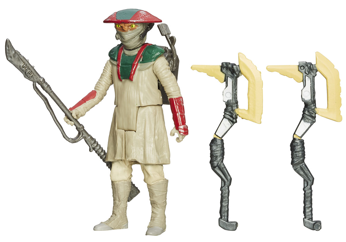 Star Wars Фигурка Constable ZuvioB3963EU4_B3968 Star Wars Фигурка Constable ZuvioB3963EU4_B3968Фигурка Constable Zuvio создана в виде героя всеми любимой фантастической саги Звездные Войны. Фигурка из пластика проработана до мельчайших деталей и является точной копией своего прототипа в уменьшенном размере. Конечности фигурки подвижны: поворачивается голова, сгибаются ноги и руки. Все это сделает игру реалистичной и разнообразной. Герой Zuvio - бдительный, жесткий и лишенный чувства юмора констебль, который следит за порядком в пограничной фактории. Такая фигурка непременно понравится поклоннику Звездных войн и станет замечательным украшением любой коллекции. В наборе: фигурка и снаряжение.