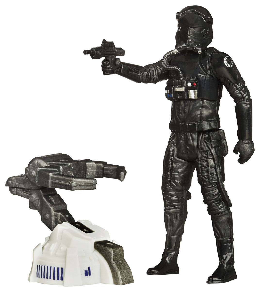 Star Wars Фигурка First Order Tie Fighter PilotB3445EU4_B3450 Star Wars Фигурка First Order Tie Fighter PilotB3445EU4_B3450Фигурка Tie Fighter Pilot создана в виде героя всеми любимой фантастической саги Звездные Войны. Фигурка из пластика проработана до мельчайших деталей и является точной копией своего прототипа в уменьшенном размере. Конечности фигурки подвижны: поворачивается голова, сгибаются ноги и руки. Все это сделает игру реалистичной и разнообразной. Герой Tie Fighter Pilot - опытный пилот первого порядка, который на передовом истребителе выслеживает вражеские суда и защищает пространство вокруг установок и военных кораблей. Такая фигурка непременно понравится поклоннику Звездных войн и станет замечательным украшением любой коллекции. В наборе: фигурка и снаряжение.