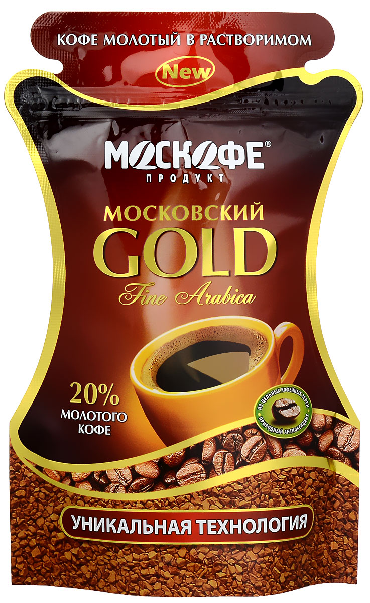 Москофе Московский Gold кофе растворимый, 85 г4607805480318 Москофе Московский Gold кофе растворимый, 85 г4607805480318Москофе Московский Gold - кофе из Арабики с высокогорных плантаций Индии. Частицы кофейных зерен тонкого помола дарят ему аромат и плотный вкус.