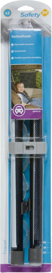 Safety 1st Шторка в автомобиль рулонная 2 шт38046760 Safety 1st Шторка в автомобиль рулонная 2 шт38046760Комплект из 2-х солнцезащитных шторок для автомобильных окон предохраняет ребенка от прямых солнечных лучей. Шторки компактно сворачиваются. Крепления на присосках. Кнопка автоматического сворачивания расположена сбоку.Длина шторки - 43 см. Размеры: 50х9,5х4