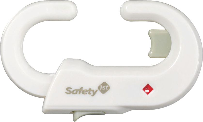 Safety 1st Блокиратор на двусворчатые двери39094760 Safety 1st Блокиратор на двусворчатые двери39094760Пластиковый блокиратор открывания распашных дверей шкафа. Не требует специального крепления, поможет зафиксировать дверцы шкафчика так, чтобы малыш не мог без надобности заглянуть внутрь и при этом не поранить свои пальчики.Цвет белый.