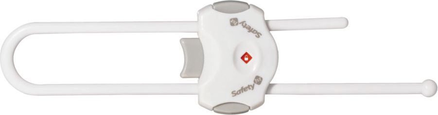 Safety 1st Блокиратор открывания распашной дверцы39096760 Safety 1st Блокиратор открывания распашной дверцы39096760Блокирующее устройство Safety 1st для распашных дверей, ящиков поможет уберечь ребенка от травм. Когда малыш начинает ходить, дверь становиться его первой опасностью, поэтому блокирующее устройство не позволит малышу открыть дверь. Не требует специального крепления.