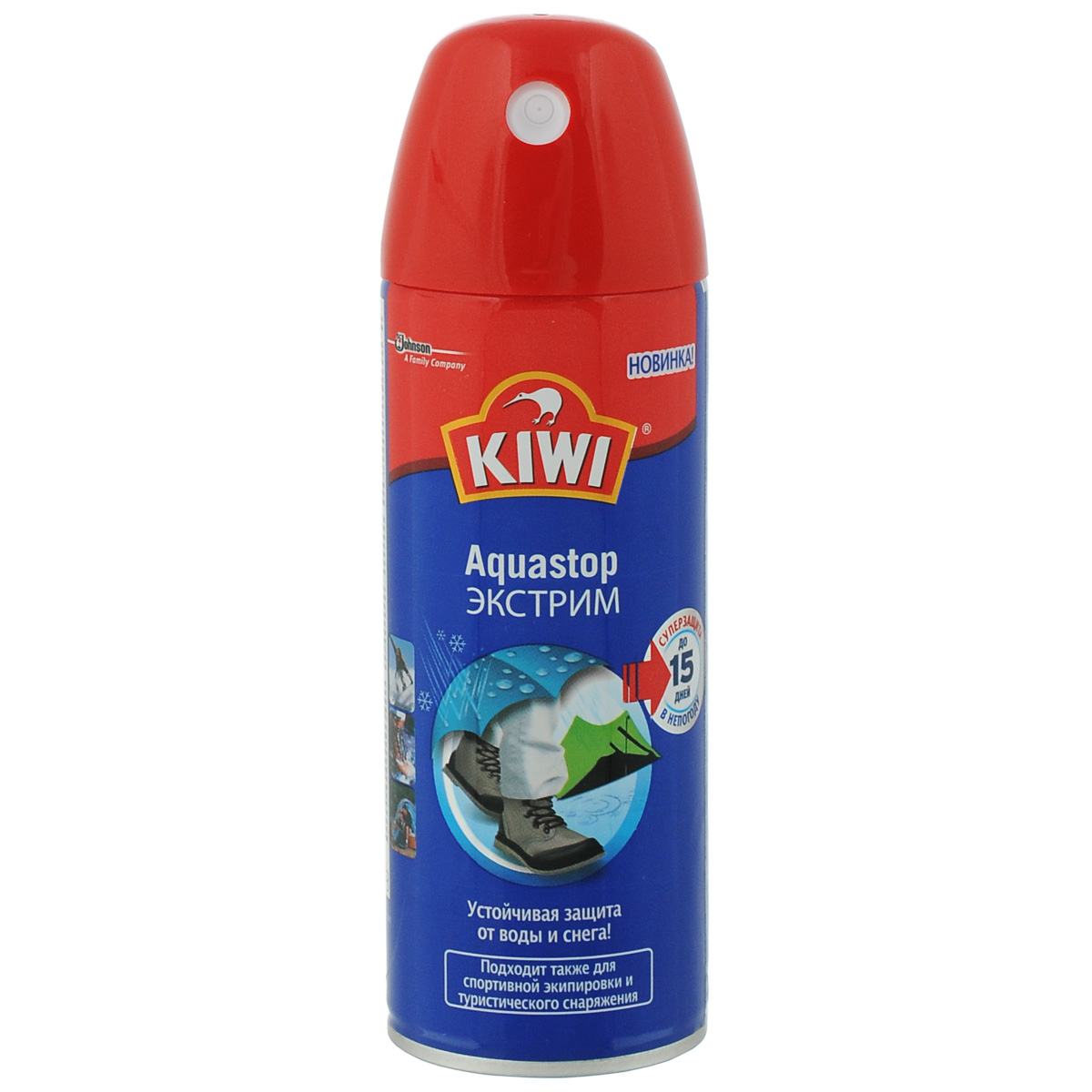 Спрей-пропитка защитный Kiwi Aquastop, для обуви и одежды, 200 мл653070 Спрей-пропитка защитный Kiwi Aquastop, для обуви и одежды, 200 мл653070Спрей-пропитка Kiwi Aquastop защищает вашу обувь и одежду от воды и пятен. Улучшенная формула, максимальная защита. Содержит на 37% больше активных компонентов защиты кожи по сравнению с другими спреями. Из-за высокой концентрации плюрополимеров образует невидимую водоотталкивающую пленку, которая защищает от дождя и снега, а так же появления масляных и жирных пятен. Состав: алифатические углеводороды >30%, бутан/пропан/изобутан >15% но Товар сертифицирован.