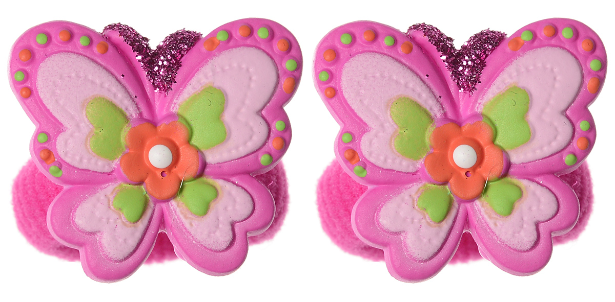Babys Joy Резинка для волос цвет ярко-розовый 2 шт VT 65VT 65_ярко розовый Babys Joy Резинка для волос цвет ярко-розовый 2 шт VT 65VT 65_ярко розовыйРезинка для волос Babys Joy украшена бабочкой из пластика с блестками на усиках и цветочком в центре. Резинка позволит не только убрать непослушные волосы с лица, но и придать образу немного романтичности и очарования. Резинка для волос Babys Joy подчеркнет уникальность вашей маленькой модницы и станет прекрасным дополнением к ее неповторимому стилю.