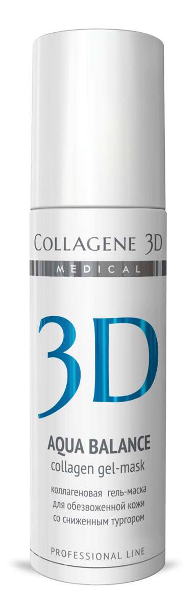 Medical Collagene 3D Гель для лица профессиональный Aqua Balance, 130 мл25003 Medical Collagene 3D Гель для лица профессиональный Aqua Balance, 130 мл25003Гель-маска подходит для проведения самостоятельной процедуры, а также сочетается с аппаратными методиками. Способствует нормализации водного баланса, заполняя морщины изнутри.