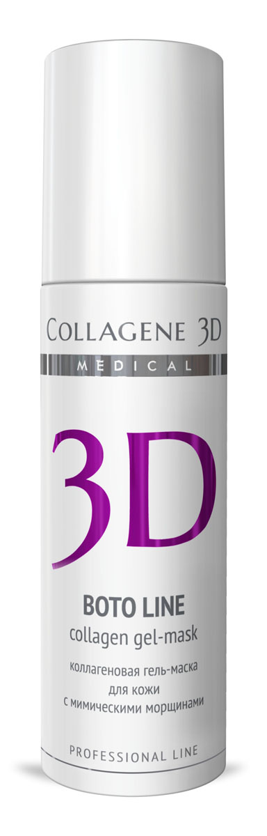 Medical Collagene 3D Гель для лица профессиональный Boto Lin,e 130 мл25020 Medical Collagene 3D Гель для лица профессиональный Boto Lin,e 130 мл25020Гель-маска подходит для проведения самостоятельной процедуры, а также сочетается с аппаратными методиками. Оказывает разглаживающее действие на мимические морщины.