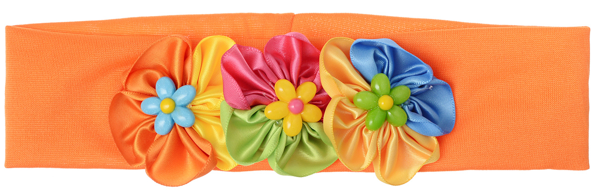 Babys Joy Повязка для волос цвет оранжевый мультиколорVT 93_оранжевый Babys Joy Повязка для волос цвет оранжевый мультиколорVT 93_оранжевыйПовязка для волос Babys Joy выполнена из текстиля и декорирована тремя текстильными цветками с пластиковыми элементами в центре. Повязка позволит не только убрать непослушные волосы с лица, но и придать образу немного романтичности и очарования. Повязка для волос Babys Joy подчеркнет уникальность вашей маленькой модницы и станет прекрасным дополнением к ее неповторимому стилю.