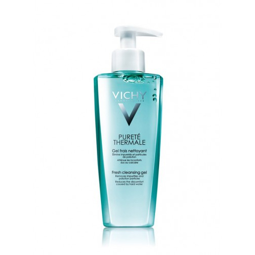Vichy Purete Thermal Очищающий освежающий гель 200 млM0355600 Vichy Purete Thermal Очищающий освежающий гель 200 млM0355600Очищающий освежающий гель нежноочищает кожу от всех видов загрязнений (частицы грязи, пыли,избыток кожного сала). В состав входят специальные компоненты, которые смягчают водопроводную воду. Дарит ощущение свежести, не сушит кожу. Успокаивает кожу и увлажняет кожу.