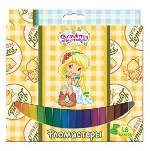 Набор фломастеров STRAWBERRY SHORTCAKE, 18 цв., картон с е/п цвет желтый лимонSW-AWP105-18 Набор фломастеров STRAWBERRY SHORTCAKE, 18 цв., картон с е/п цвет желтый лимонSW-AWP105-18Набор фломастеров. 18 цветов. Полипропиленовый корпус, цветные вентилируемые колпачки, насыщенные цвета. Лицензия STRAWBERRY SHORTCAKE Особенности: Цветные вентилируемые колпачки
