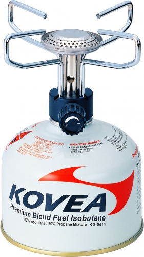 Горелка газовая Kovea Backpackers Stove TKB-920920-5-035 Горелка газовая Kovea Backpackers Stove TKB-920920-5-035Газовая горелка Kovea TKB-9209 Backpackers Stove - предельно простая в обращении, самая бюджетная и самая мощная туристическая газовая горелка среди себе подобных. Складные лапки при транспортировке удобно складываются набок. При работе горелка образует высокий мощный столб пламени, способный вскипятить кастрюлю с водой даже при сильном ветре. Отсутствие в газовой горелке пьезоподжига и ломающихся частей. Она работает от газового баллона резьбового стандарта, но возможно и подсоединение к цанговому газовому баллону при помощи адаптера со шлангом Cobra. Комплектация: горелка, чехол, инструкция по эксплуатации. Мощность: 2 кВт. Вес: 190 г. Топливо: газ. Расход топлива: 146 г/ч. Размер (в походном положении): 81 мм x 50 мм x 100 мм. Диаметр конфорки: 14 см.