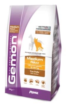 Корм Gemon Dog Medium для взрослых собак средних пород с курицей 3 кг70386074 Корм Gemon Dog Medium для взрослых собак средних пород с курицей 3 кг70386074Полнорационный корм для собак на основе мяса курицы. Специально разработан для ежедневного кормления взрослых собак средних пород (12-30 кг) с нормальной физической активностью в возрасте 1-8 лет. Условия хранения: в прохладном темном месте