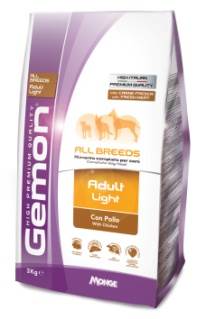 Корм Gemon Dog Light низкокаллорийный для взрослых собак всех пород 3 кг70386142 Корм Gemon Dog Light низкокаллорийный для взрослых собак всех пород 3 кг70386142Полноценный сбалансированный корм для взрослых собак всех пород возрастом 1-8 лет со склонностью к избыточному весу. Корм разработан специально для снижения и поддержания идеального веса собаки. L-Карнитин помогает уменьшить количество жировой ткани и способствует развитию мышечной массы. Не содержит искусственных красителей и ароматизаторов. Условия хранения: в прохладном темном месте