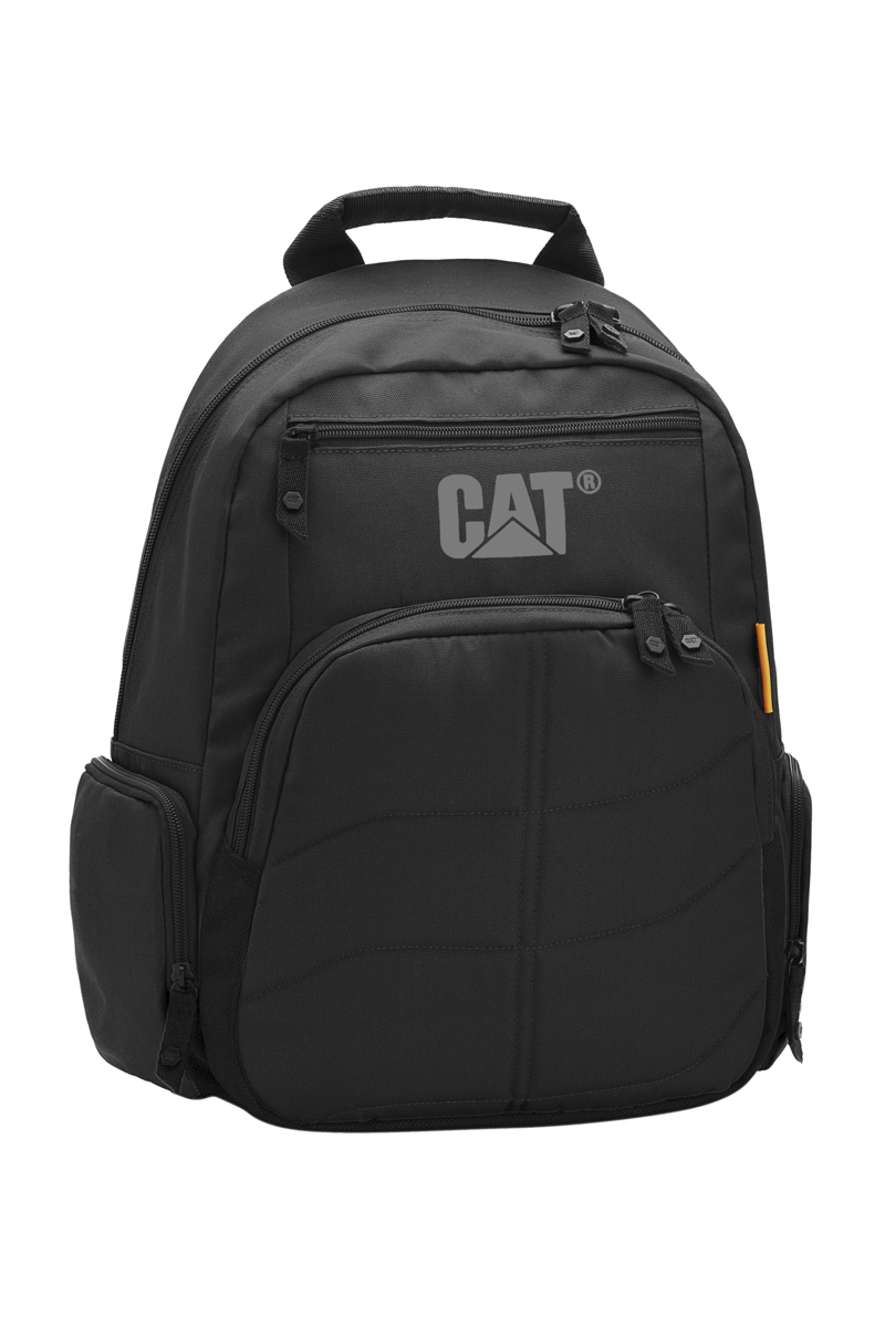 Рюкзак Caterpillar Brandon, цвет: черный, 16 л80012-01 Рюкзак Caterpillar Brandon, цвет: черный, 16 л80012-01Стильный рюкзак Caterpillar Brandon изготовлен из полиэстера. Рюкзак имеет одно основное отделение, которое закрывается на застежку-молнию с двумя бегунками. Внутри находится мягкий карман для ноутбука (13) с хлястиком на липучке. Снаружи, на передней стенке расположены прорезной карман на застежке-молнии и накладной карман на застежке-молнии, внутри которого находятся два открытых накладных кармана, два держателя для авторучки и текстильный ремешок с карабином для ключей. По бокам расположены дополнительные накладные карманы на застежках-молниях. Спинка дополнена мягкими сетчатыми вставками, обеспечивающими комфорт при переноске изделия и пропускающими воздух. Рюкзак оснащен удобными анатомическими лямками, которые регулируются по длине, и мягкой текстильной ручкой. Стильный рюкзак Caterpillar Brandon эффектно дополнит ваш яркий образ и станет незаменимым в повседневной жизни.
