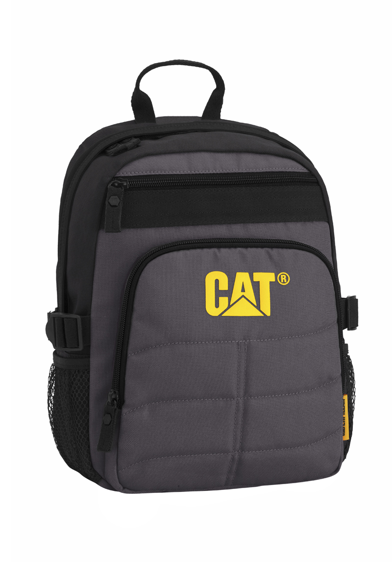 Рюкзак детский Caterpillar Brent, цвет: черный, серый, 9 л82931-172 Рюкзак детский Caterpillar Brent, цвет: черный, серый, 9 л82931-172Стильный детский рюкзак Caterpillar Brent изготовлен из полиэстера. Рюкзак имеет одно основное отделение, которое закрывается на застежку-молнию с двумя бегунками. Снаружи, на передней стенке расположен прорезной карман на застежке-молнии и накладной карман на застежке-молнии. По бокам расположены сетчатые карманы на резинках для бутылок воды. Уплотненная спинка с сетчатыми вставками обеспечивает комфорт при переноске изделия. Рюкзак оснащен удобными широкими лямками с мягкой подкладкой, которые регулируются по длине, и текстильной ручкой. Лямки дополнены перемещаемым грудным ремнем, который регулируется по длине. По бокам изделие фиксируется на текстильные регулируемые ремни, пропущенные через пластиковые шлевки. Стильный рюкзак Caterpillar Brent непременно понравится вашему ребенку и станет незаменимым.