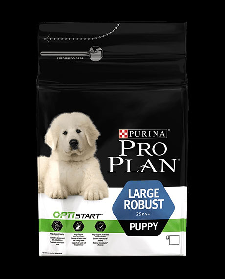 Корм сухой Pro Plan Optistart для щенков крупных кород, с курицей и рисом, 3 кг12272200 Корм сухой Pro Plan Optistart для щенков крупных кород, с курицей и рисом, 3 кг12272200Корм сухой Pro Plan Optistart - полнорационный корм для щенков крупных пород. Щенкам, требуется большое количество энергии, так как по мере роста у них ускоряются обменные процессы. Специальная рецептура корма разработана для щенков крупных пород с мощным телосложением. В состав корма входит компонент для укрепления иммунитета и здоровья на долгие годы. Корм также подходит для кормления беременных и кормящих собак. Состав: курица (17%), пшеница, сухой белок птицы, кукуруза, глютен, животный жир, рис (4%), волокно пшеницы, вкусоароматическая комовая добавка, сухая мякоть свеклы, продукты переработки растительного сырья, минеральные вещества, рыбий жир, витамины, молозиво (0,1%), антиоксиданты. Добавленные вещества: МЕ/кг: витамин A: 25 000; витамин D3: 810; витамин E: 300; мг/кг: витамин C: 120; железо: 66; йод: 1,7; медь: 10; марганец: 31; цинк: 125; селен: 0,10. Гарантируемые показатели: белок: 29,0%; жир: 15,0%; сырая зола: 7,5%; сырая клетчатка: 2,2%. ...
