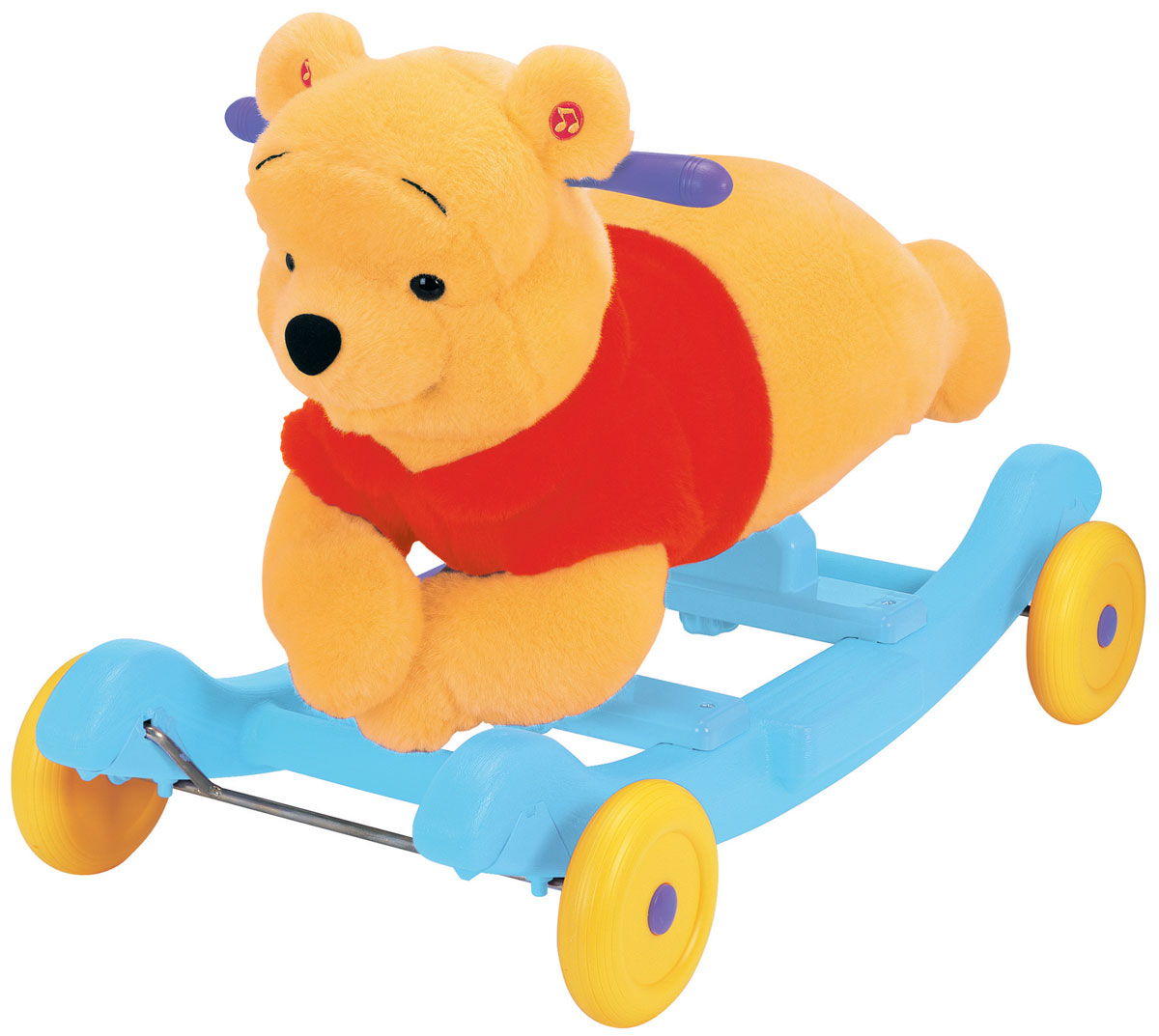 Kiddieland Каталка-качалка плюш ВинниKID 033720 Kiddieland Каталка-качалка плюш ВинниKID 033720Прокатитесь с комфортом на этих привлекательных каталках-качалках с героями мультфильмов Диснея! Устойчивое пластиковое основание с колесами для подвижных игр. Выберите свою каталку для комфортной езды!