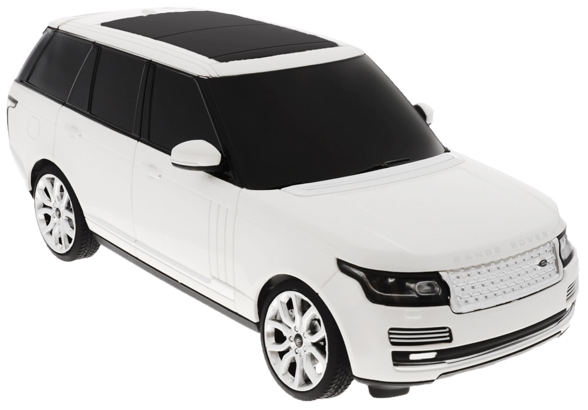 Rastar Радиоуправляемая модель Range Rover цвет белый48500 Rastar Радиоуправляемая модель Range Rover цвет белый48500Радиоуправляемая модель Rastar Range Rover станет отличным подарком любому мальчику! Все дети хотят иметь в наборе своих игрушек ослепительные, невероятные и крутые автомобили на радиоуправлении. Тем более, если это автомобиль известной марки с проработкой всех деталей, удивляющий приятным качеством и видом. Одной из таких моделей является автомобиль на радиоуправлении Rastar Range Rover. Это точная копия настоящего авто в масштабе 1:24. Возможные движения: вперед, назад, вправо, влево, остановка. Имеются световые эффекты. Пульт управления работает на частоте 40 MHz. Для работы игрушки необходимы 3 батарейки типа АА (не входят в комплект). Для работы пульта управления необходимы 2 батарейки типа АА (не входят в комплект).