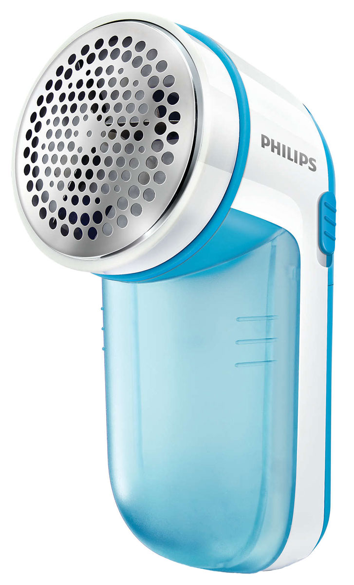 Philips GC026/00 машинка для удаления катышковGC026/00 Philips GC026/00 машинка для удаления катышковGC026/00Благодаря машинке для удаления катышков Philips GC026/00 вы сможете легко и быстро ухаживать за тканями разных типов. Любые изделия, от свитеров до одеял, снова будут выглядеть как новые! Широкое лезвие обрабатывает большую поверхность ткани одним движением, что позволяет быстрее привести одежду в порядок. Лезвия вращаются со скоростью 8800 об/мин., что позволяет эффективно и быстро удалять катышки с одежды. После использования прибор можно легко очистить с помощью щеточки для чистки. Фильтр прибора оснащен отверстиями разного размера, что обеспечивает тщательное удаление катышков с ткани. Регулируемая насадка позволяет ухаживать даже за самыми деликатными тканями. Контейнер для собранных катышков можно легко снять и очистить. Тип питания: 2 батареи типа AA