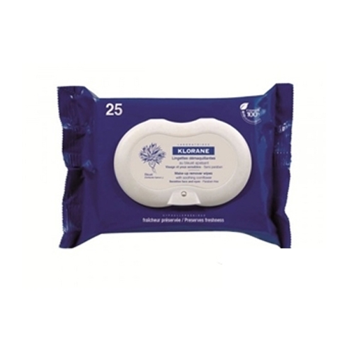 Klorane Салфетки Eye Care Range успокаивающие для снятия макияжа с экстрактом василька 25 шт.C42076 Klorane Салфетки Eye Care Range успокаивающие для снятия макияжа с экстрактом василька 25 шт.C42076Легко и нежно удаляет макияж с лица, губ и зоны вокруг глаз. В основе экстракт василька специально отобранного сорта Centaurea cyanus, обладающего доказанным успокаивающим и противоотечным действиями. Рекомендуются европейскии офтальмологами. Значение рН соответствует показателям человеческой слезы. Легко и нежно удаляет макияж