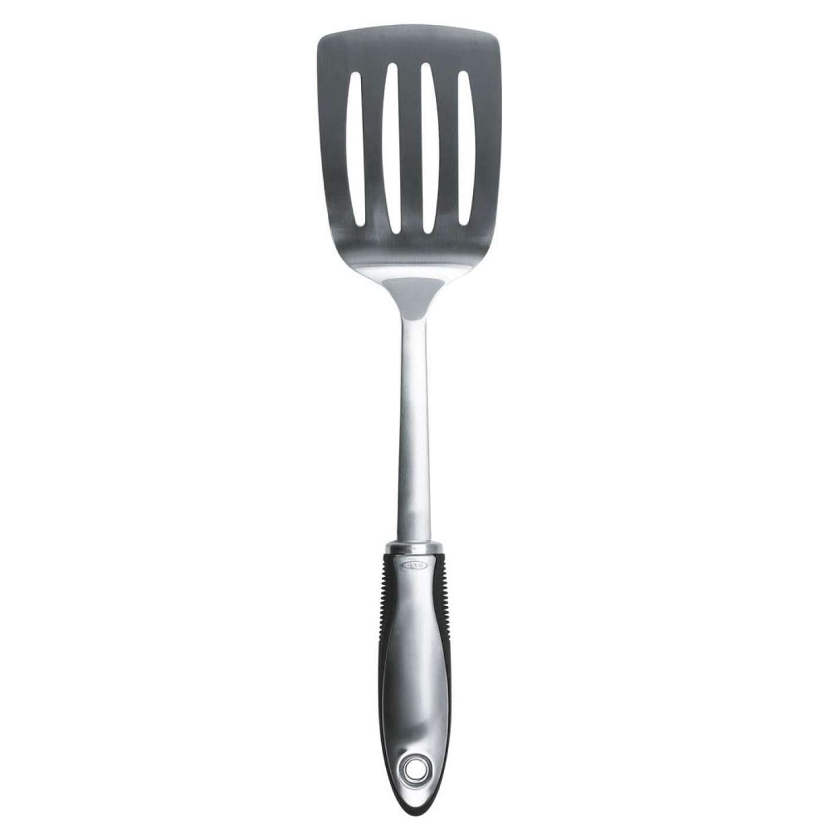 Лопатка кулинарная Oxo Steel, длина 34 см59091 Лопатка кулинарная Oxo Steel, длина 34 см59091Кулинарная лопатка Oxo Steel изготовлена из высококачественной нержавеющей стали. Эргономичная ручка с силиконовой ребристой вставкой удобно ложится в руку, что дает возможность комфортно пользоваться лопаткой. Подходит для мытья в посудомоечной машине. Размер рабочей поверхности: 10 х 8 см. Общая длина лопатки: 34 см.