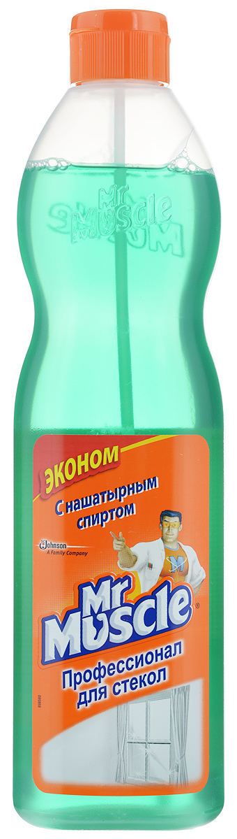 Чистящее средство для стекол Mr. Muscle Профессионал, с нашатырным спиртом, 500 мл677799 Чистящее средство для стекол Mr. Muscle Профессионал, с нашатырным спиртом, 500 мл677799Чистящее и моющее средство Mr. Muscle Профессионал предназначено для мытья оконного, витринного, автомобильного стекол, зеркал, кафеля, внешних панелей электробытовых приборов, хромированных поверхностей, поверхностей из нержавеющей стали. Эффективно удаляет грязь, жир, сажу, минеральные масла, очищает поверхность, придает ей блеск и не оставляет разводов. Состав: вода, органический растворитель, н-ПАВ, цитрат натрия, а-ПАВ, аммиак водный, красители. Товар сертифицирован.