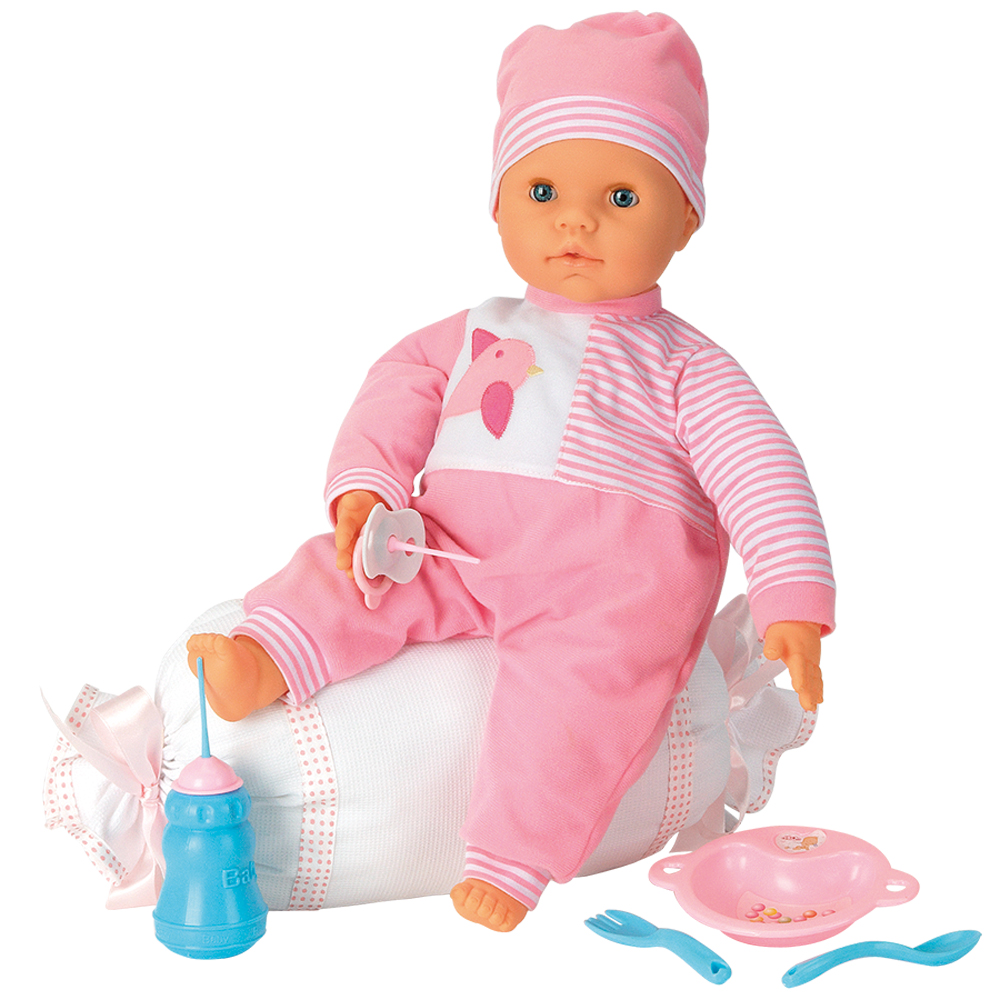 Falca Пупс Mamma45621 Falca Пупс Mamma45621Пупс Falca Mamma обязательно понравится вашей малышке. Девочки любят играть с куклами, а с теми, которые умеют выполнять несколько функций - особенно! К ним относится и этот малыш, пупсик представляет собой мягконабивную куклу с виниловыми ручками, ножками и головой. Он умеет сосать соску и сам держит ее в ручке. Если забрать у малыша соску, то он начинает весело бормотать и звать маму. На пупсе одет мягкий розовый костюм с изображение розового дельфина и розовая шапочка. В наборе: пупс, комплект одежды, соска и бутылочка, тарелка, ложка, вилка.