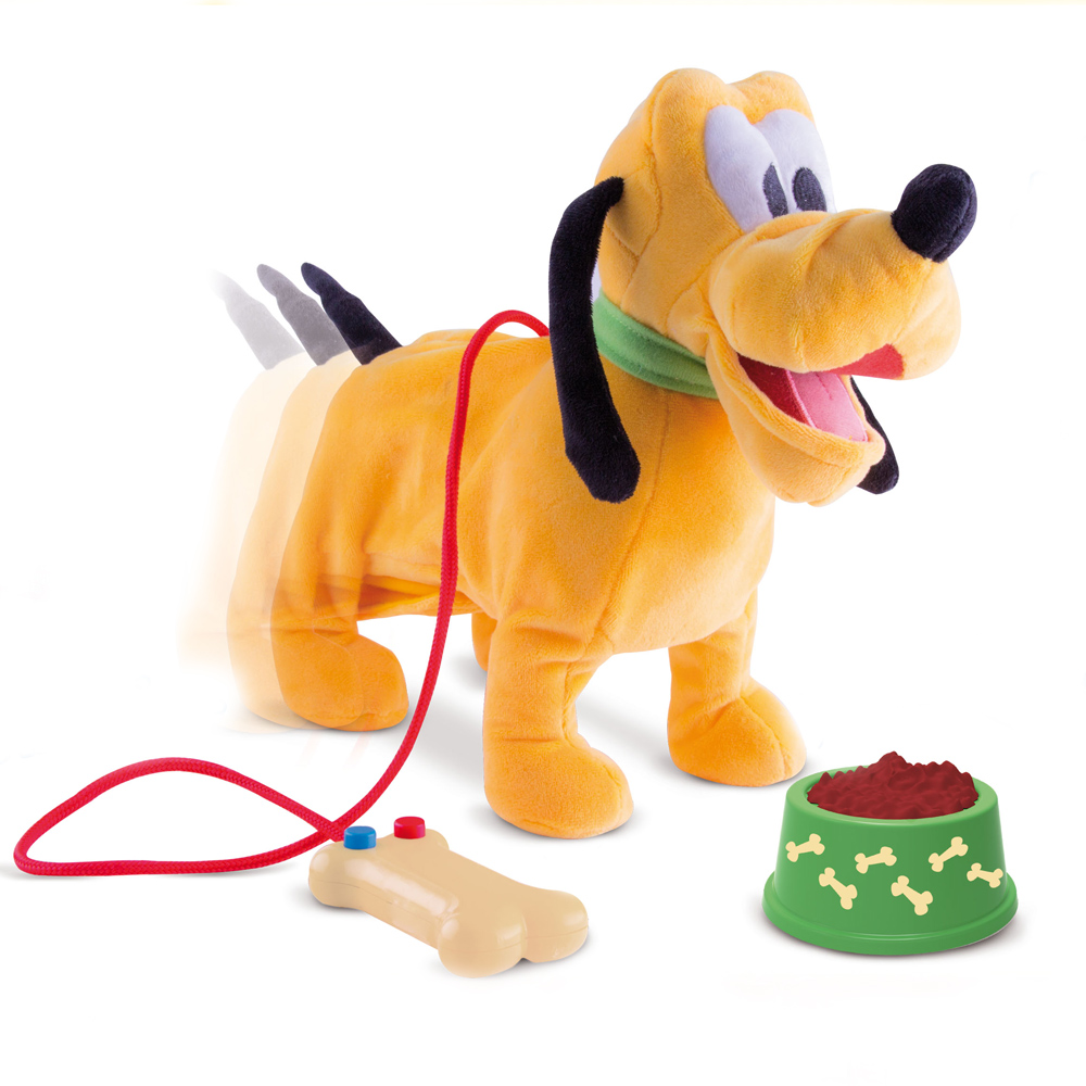 Собака 181243 Pluto интерактивная, на батарейках, в коробке181243 Собака 181243 Pluto интерактивная, на батарейках, в коробке181243Возьмите Плуто погулять в парк! Он так смешной, и он делает то, что вы говорите ему! Он ходит, останавливается, лает, виляет хвостом. Проведите приятно время гуляя с Плуто!